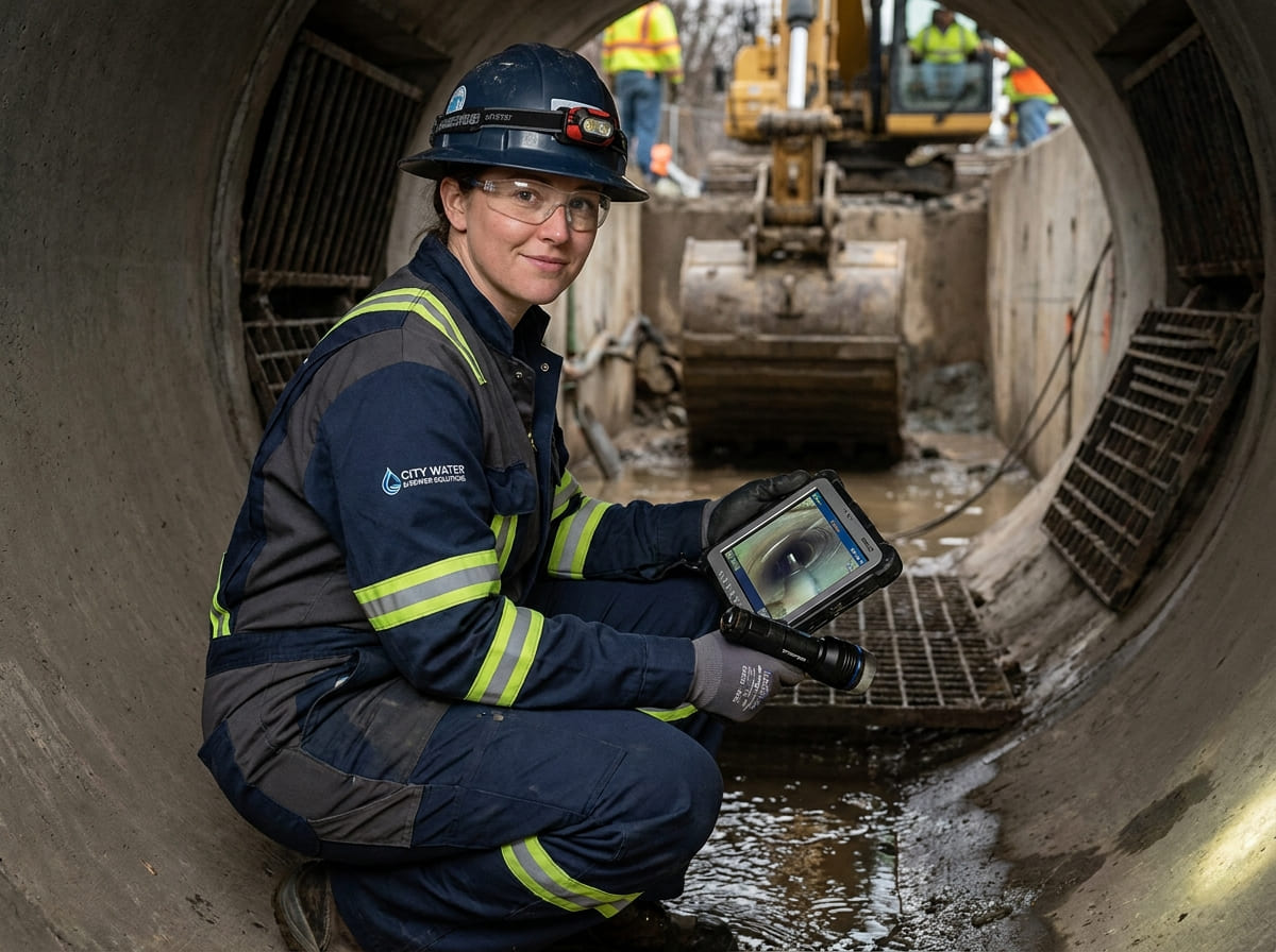 Sewer Line Inspection & Replacement in Winfield